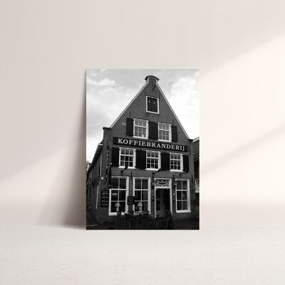 Carte photo A5 Dokkum - Koffiebranderij