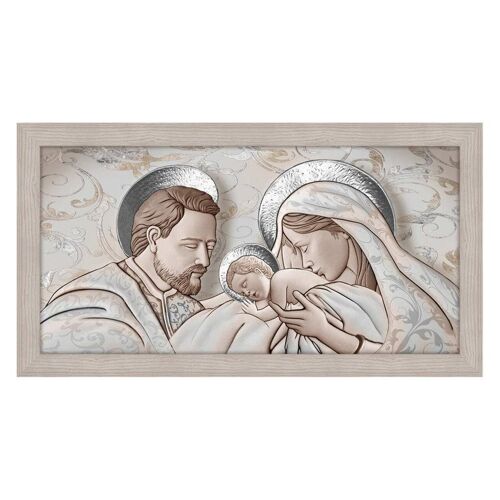Buy wholesale Modern picture living room bedroom Holy Family with shabby  frame BOSTON Beige 60x110 cm THE KISS CERAMIC MIX print on wooden panel