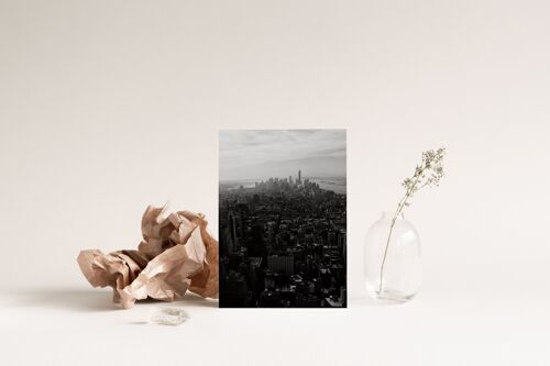Foto card A5 skyline New York City