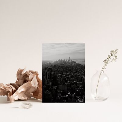 Cartolina fotografica A5 skyline di New York City