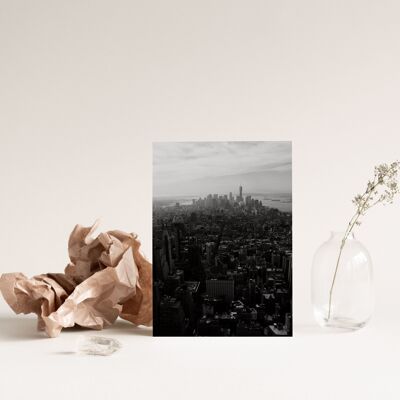 Cartolina fotografica A5 skyline di New York City