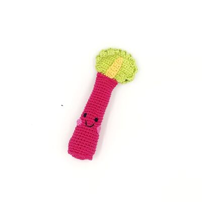 Baby Toy Friendly rhubarb rattle
