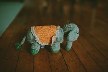 Jouet bébé Éléphant gris 8