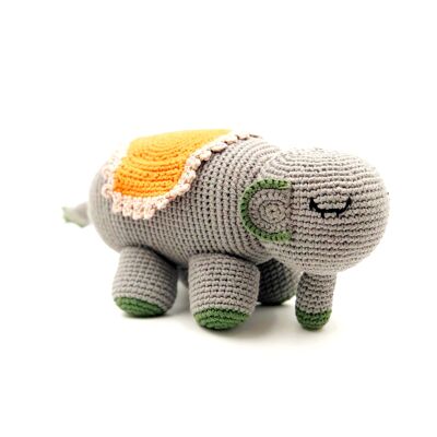 Baby Toy Elephant grey