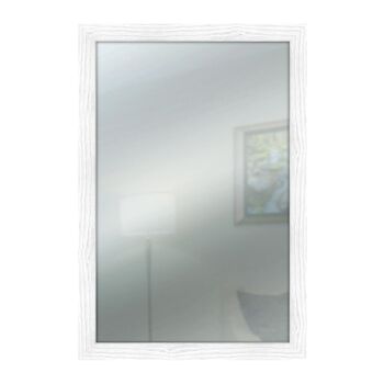 Miroir mural MIROIR SHABBY CHIC 40x65 cm couleur Blanc 1