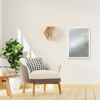 Specchio da parete MIRROR RAINBOW 40x65 cm colore Bianco