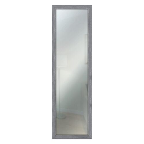Specchio da parete MIRROR SHABBY CHIC 40X125 cm colore Grigio