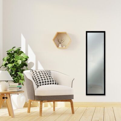 Specchio da parete MIRROR RAINBOW 40x125 cm colore Nero