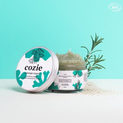 Cozie - Exfoliante corporal con copos de algas y romero