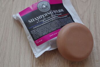 Shampoing solide "ROSE" : cheveux normaux à secs 1