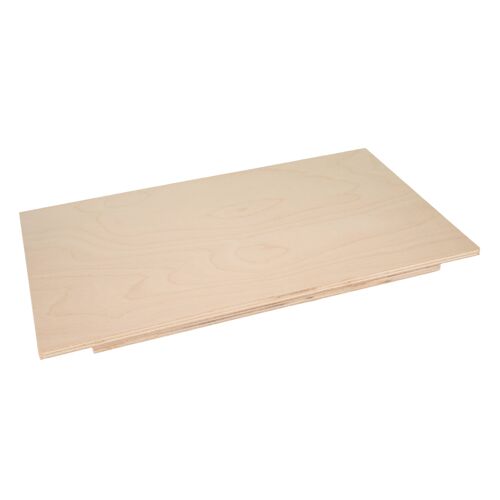 Spianatoia in legno di betulla + mattarello – 75×50 – Mottinox