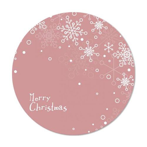 Sottotutto decorato Rosso in Legno Rotondo Sotto bicchiere, piatto, pentola Natale CHRISTMAS F Merry Christmas