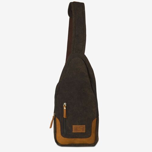 Crossbody Rucksack Puck, coffee