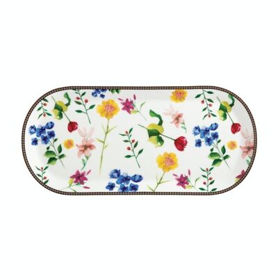 CONTESSA BLANC Cake plate 42x19.5cm