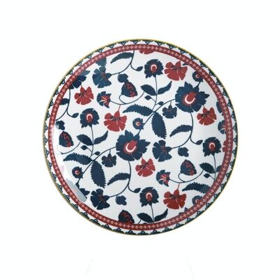 RHAPSODY Assiette plate brique ronde 27cm