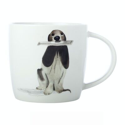 FELINE Newspaper dog mug 40cl