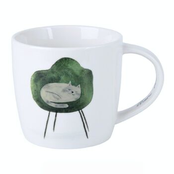 FELINE Mug chat fauteuil 40cl