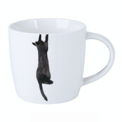 FELINE Tazza gatto appollaiato 40cl