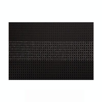 REVERSO Black woven placemat 45x30cm