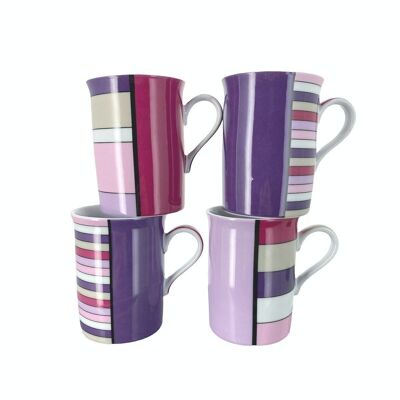 LOLA Boite de 4 mugs 25cl