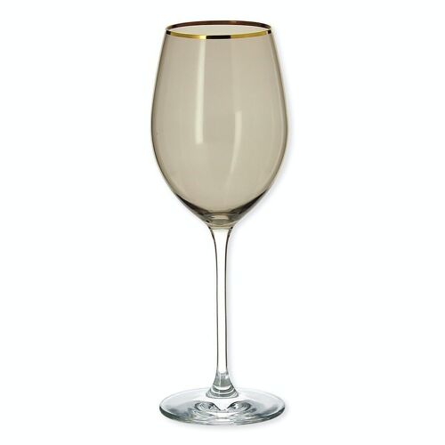 IRIS FUME Verre à vin filet or 38cl