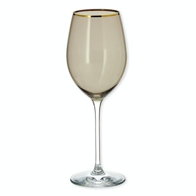 IRIS FUME Wine glass with gold thread 38cl