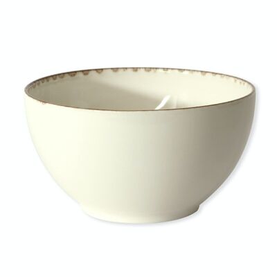 GARRIGUE Ivory salad bowl 24cm