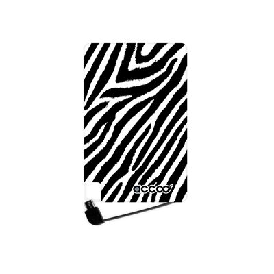 Batterie externe Modèle S - Design Zebra