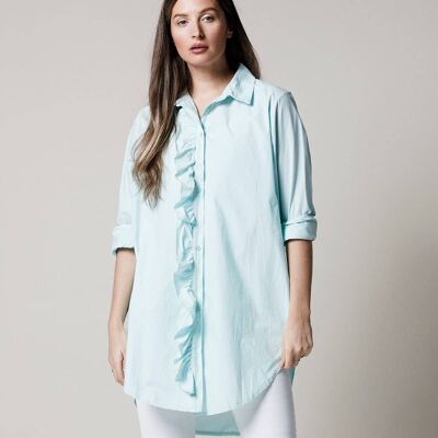 Girlfriend Cotton Shirt - Mint