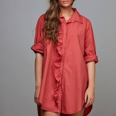 Chemise en coton Girlfriend - Peparosa