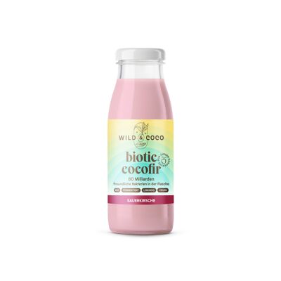 Alternative au kéfir, Biotic Cocofir Sour Cherry 250 ml