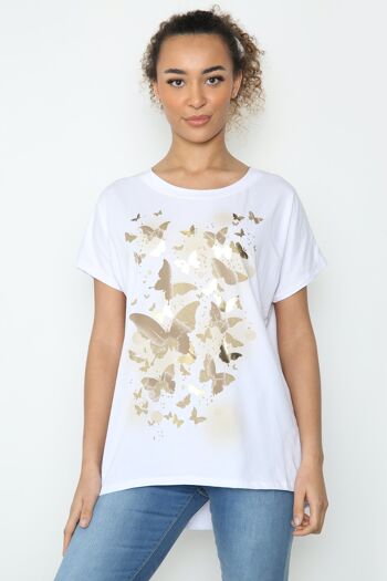 T-shirt d'été à motif papillon 6