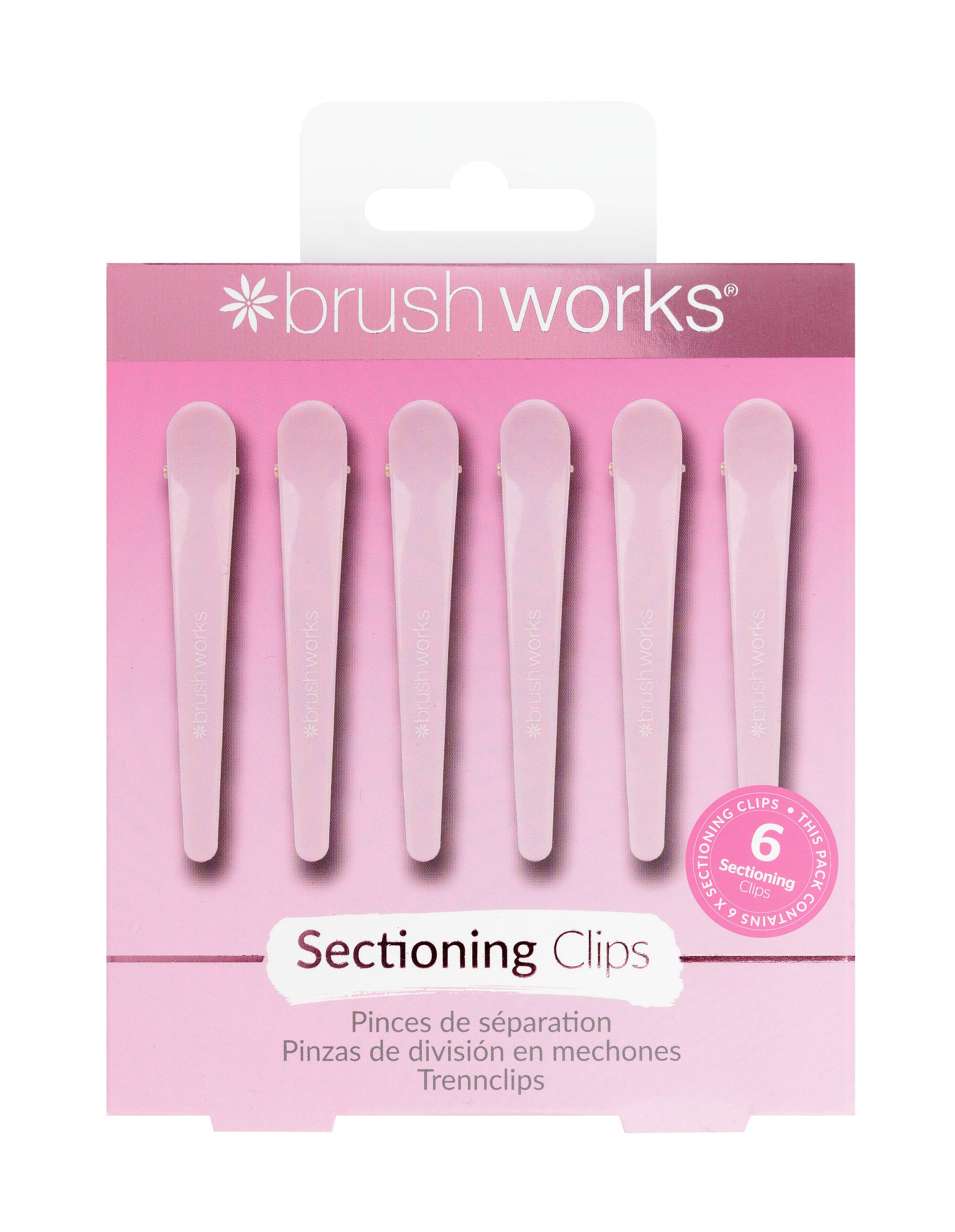 Brushworks Sectioning Clips (Pack of 6)