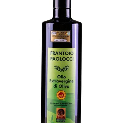Aceite de oliva virgen extra DOP TUSCIA Botella 0,75 litros (750 ml)