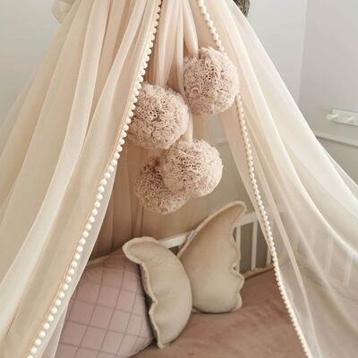 Luxury bed canopy made of tulle "Gigi"