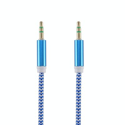 Tellur Basic audio cable aux 3.5mm jack, 1m, blue