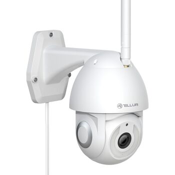 Caméra extérieure Tellur Smart WiFi, 3MP, UltraHD, suivi automatique, PTZ, blanc 1