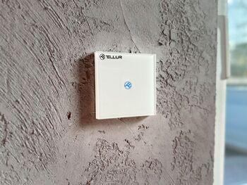 Switch Tellur Smart WiFi, SS1N, avec/sans Neutre, 1 port, 1800W, 10A 3