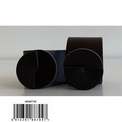 Rond de serviette Skinnatur | Cuir recyclé | 4 cm de diamètre