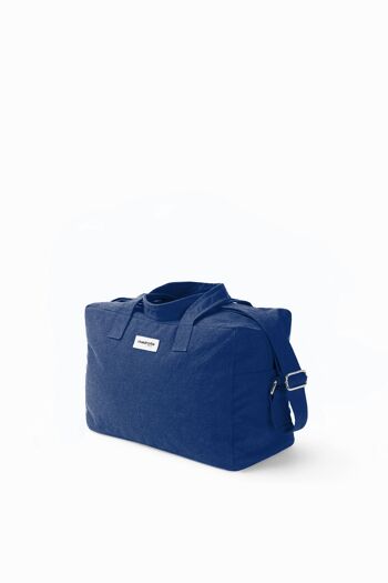 Sauval le city bag - Coton recyclé Bleu Nuit 2