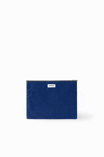 Barbette Medium la pochette - Coton recyclé Bleu Nuit 3
