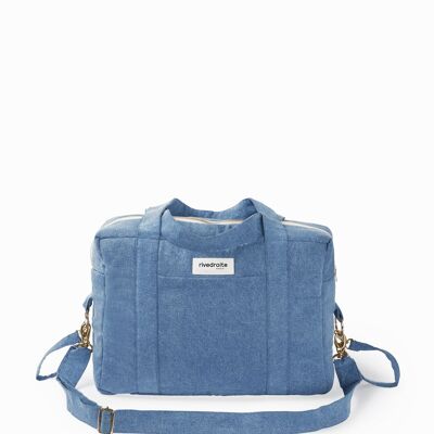 Darcy l'anti sac à langer - Denim clair upcyclé