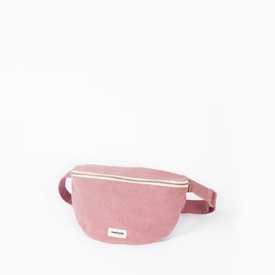 Custine XL le sac banane - Coton recyclé Bois de Rose