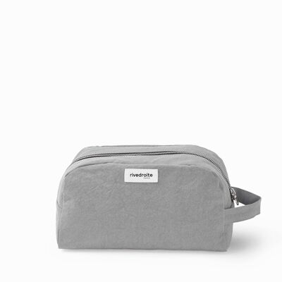 Hermel la trousse de toilette - Coton recyclé gris givré