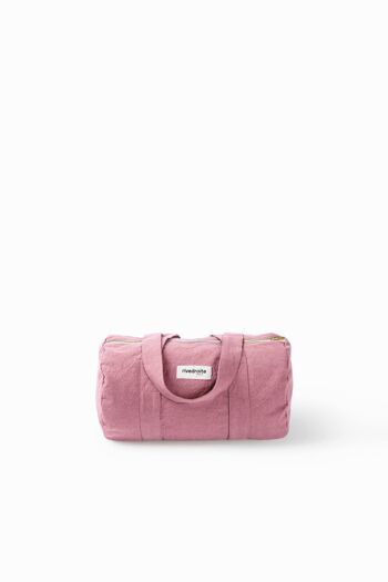 Ballu le petit sac polochon - Coton recyclé bois de rose 2