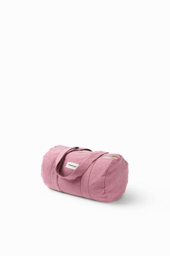 Ballu le petit sac polochon - Coton recyclé bois de rose 3