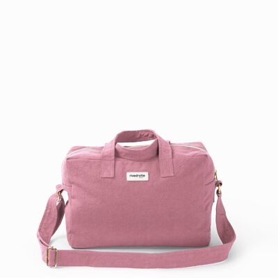 Sauval le city bag - Coton recyclé Bois de Rose