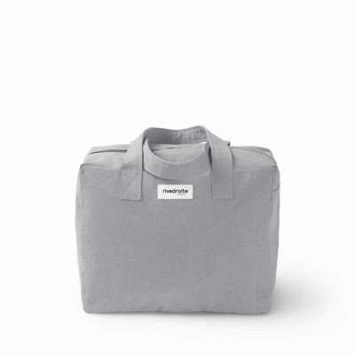 Célestins le sac 24 heures - Coton recyclé Gris Givré
