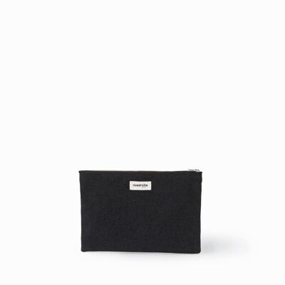 Barbette Medium la pochette - Coton recyclé noir