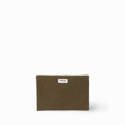 Barbette Medium la pochette - Coton recyclé kaki